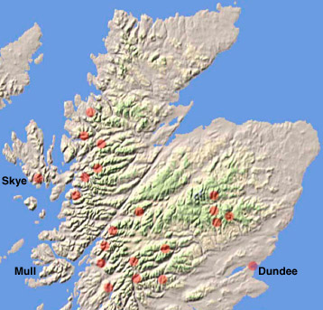 Scotland map